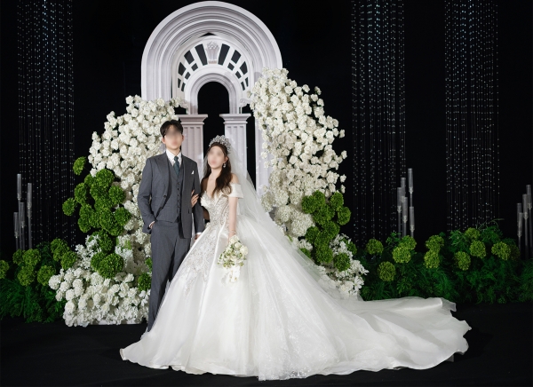 婚禮篇丨白綠沁心，韓式情詩翻頁