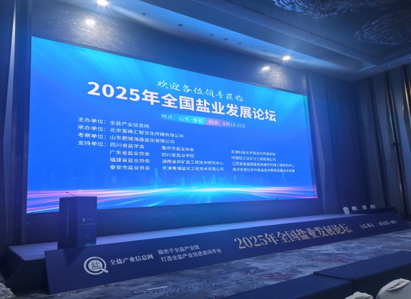活動(dòng)篇丨2025年全國(guó)鹽業(yè)發(fā)展論壇